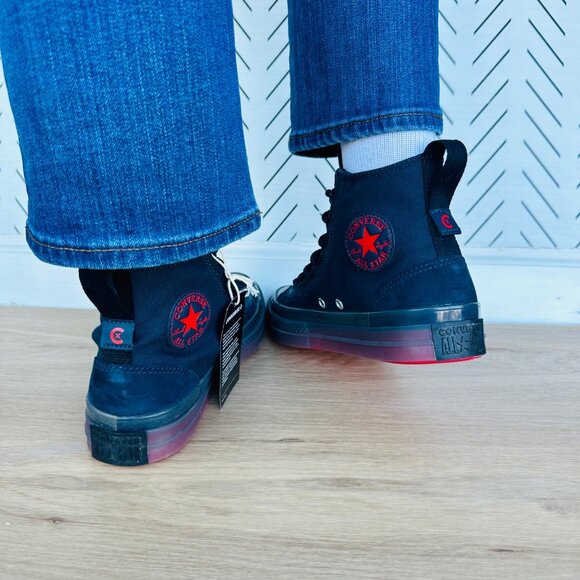 ⭐Converse Chuck Taylor All Star CX EXP2 Hi Women Shoes 8.5 Black Sneaker A08593C - Picture 7 of 12